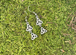 Double Trinity Knot Dangle Earrings (Hm153) - Shop Palmers
