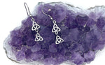 Double Trinity Knot Dangle Earrings (Hm153) - Shop Palmers