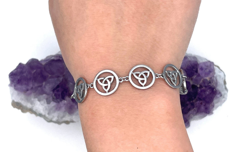 Eternity Trinity Bracelet (S373Celtic Bracelets) - Shop Palmers