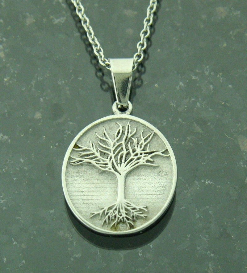Family Tree Pendant, Stainless Steel Pendant, s207 - Shop Palmers