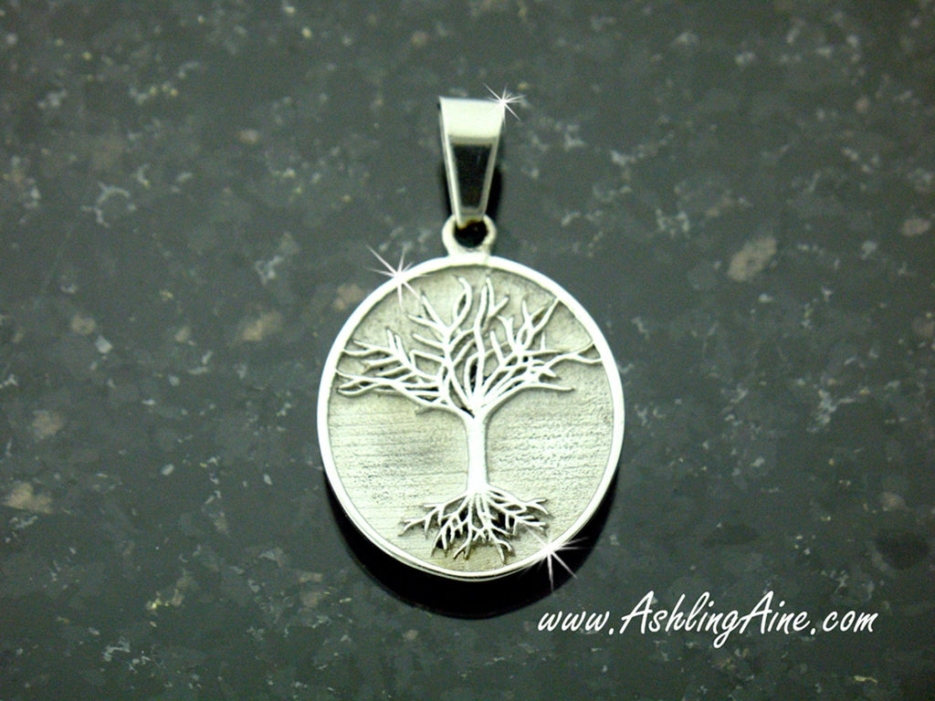 Family Tree Pendant, Stainless Steel Pendant, s207 - Shop Palmers