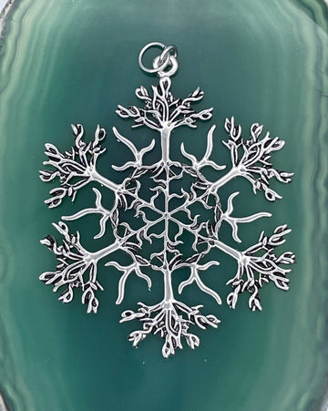 Family Tree SnowWonders® Snowflake Christmas ornament (JPEW6053) - Shop Palmers