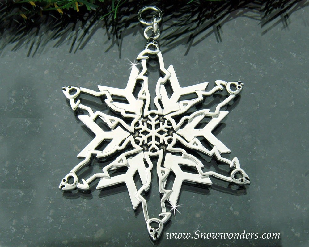 Fish SnowWonders® Snowflake Ornament, (JPEW5451) - Shop Palmers