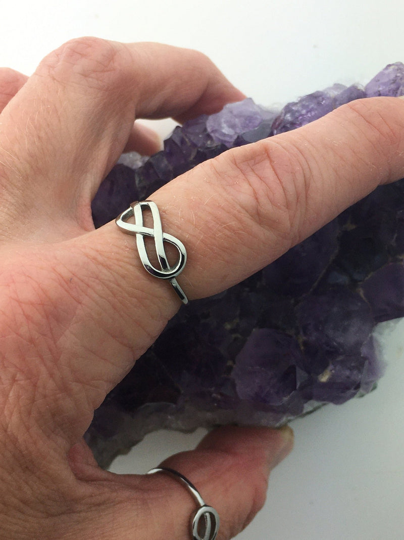 Forever & Always Infinity Knot/Ribbon of life Ring (S295) - Shop Palmers