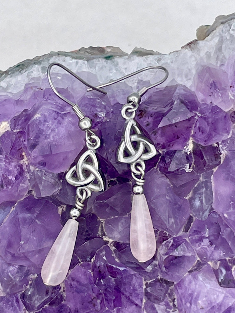 Gemstone Trinity  Earrings, (HM149)