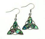 Genuine Abalone Trinity Earrings, s231