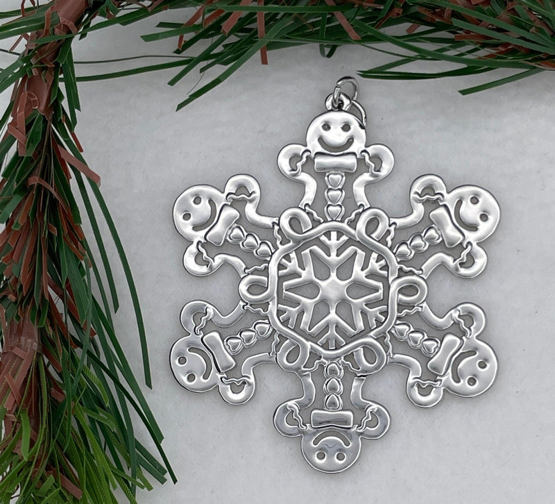 Gingerbread Man SnowWonders® Snowflake Ornament/Pendant (#SW6046)