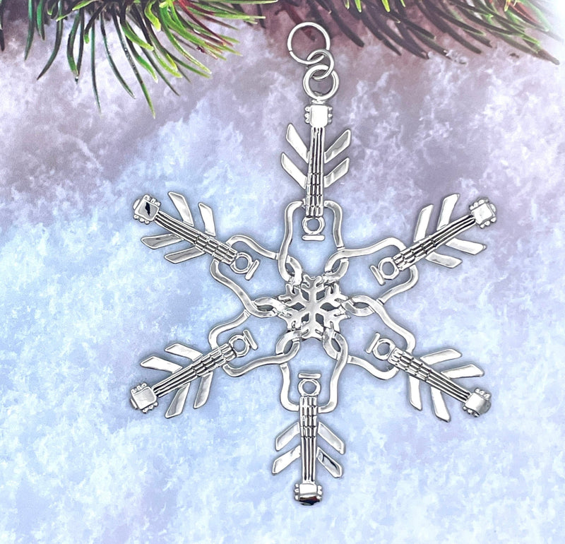 Guitar SnowWonders® Snowflake Ornament/Pendant, SW5621