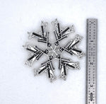 Hairdresser SnowWonders® Snowflake Brooch, (SWP6) Scottish Thistle Jewelry