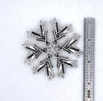 Hairdresser SnowWonders® Snowflake Brooch, (SWP6) Scottish Thistle Jewelry