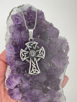 Handmade Regal Trinity Stone Celtic High Cross (HMSTONE-S352) - Shop Palmers