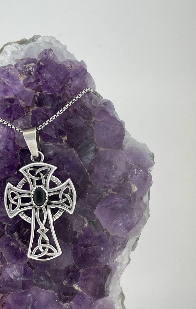 Handmade Regal Trinity Stone Celtic High Cross (HMSTONE-S352) - Shop Palmers