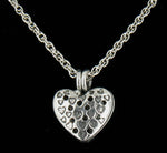 Heart Essential Oil Necklace, PEW105