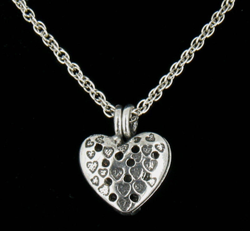Heart Essential Oil Necklace, PEW105