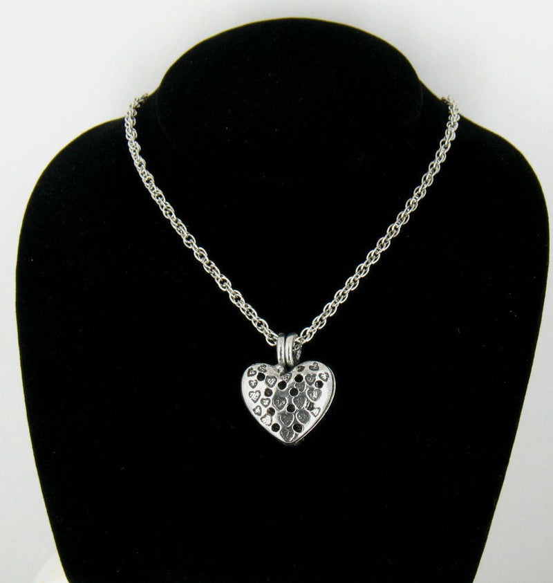 Heart Essential Oil Necklace, PEW105