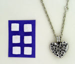 Heart Essential Oil Necklace, PEW105