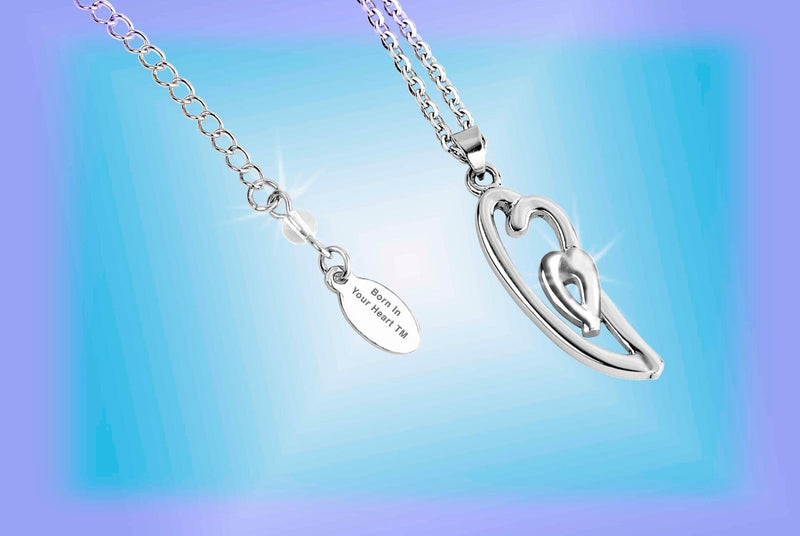 Heart Necklace, Born In Your Heart (BIYHNECK)