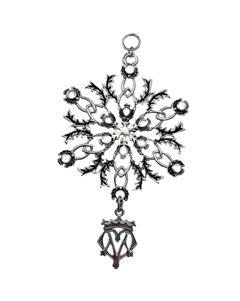 Highland Scottish Thistle/Luckenbooth  SnowWonders® Snowflake Ornament (CSF4)