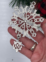 Highland Scottish Thistle/Luckenbooth  SnowWonders® Snowflake Ornament (CSF4)