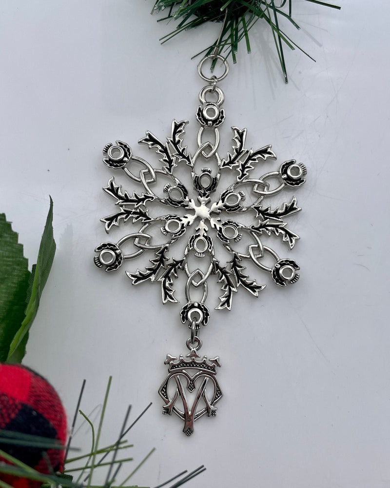 Highland Scottish Thistle/Luckenbooth  SnowWonders® Snowflake Ornament (CSF4)