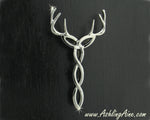 Kilt Pin,Celtic Royal Trinity Stag Kilt Pin, JPEW7014