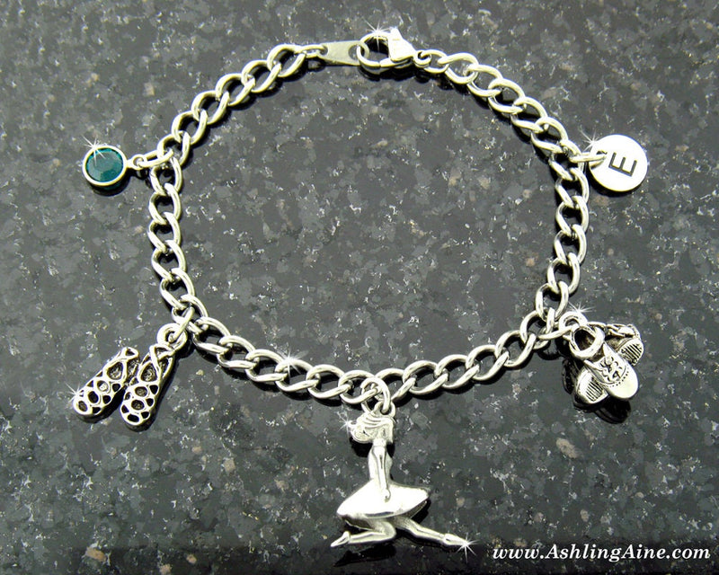 Personalized Irish Dance Charm Bracelet