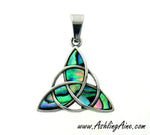 Large Abalone Trinity Pendant w/optional chain S232