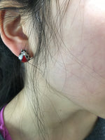 Lady Bug Post Earrings (s239)