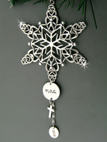 Pastor, Church, Ministry SnowWonders® Snowflake Ornament, family Ornament Personalized Pastor Ornament