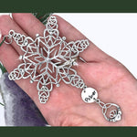 Personalized My Irish Family Trinity Claddagh SnowWonders® Snowflake Ornament,(CSF1)