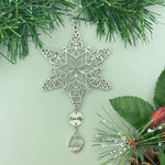 Personalized My Irish Family Trinity Claddagh SnowWonders® Snowflake Ornament,(CSF1)