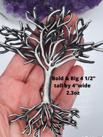 Large Family Tree/Tree of Life KILT Pin Brooch, JPEW7017