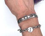 Regal Irish Claddagh Cuff bracelet (S337)