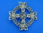 Pewter Celtic Cross Pin/Pendant (JPEW6082)