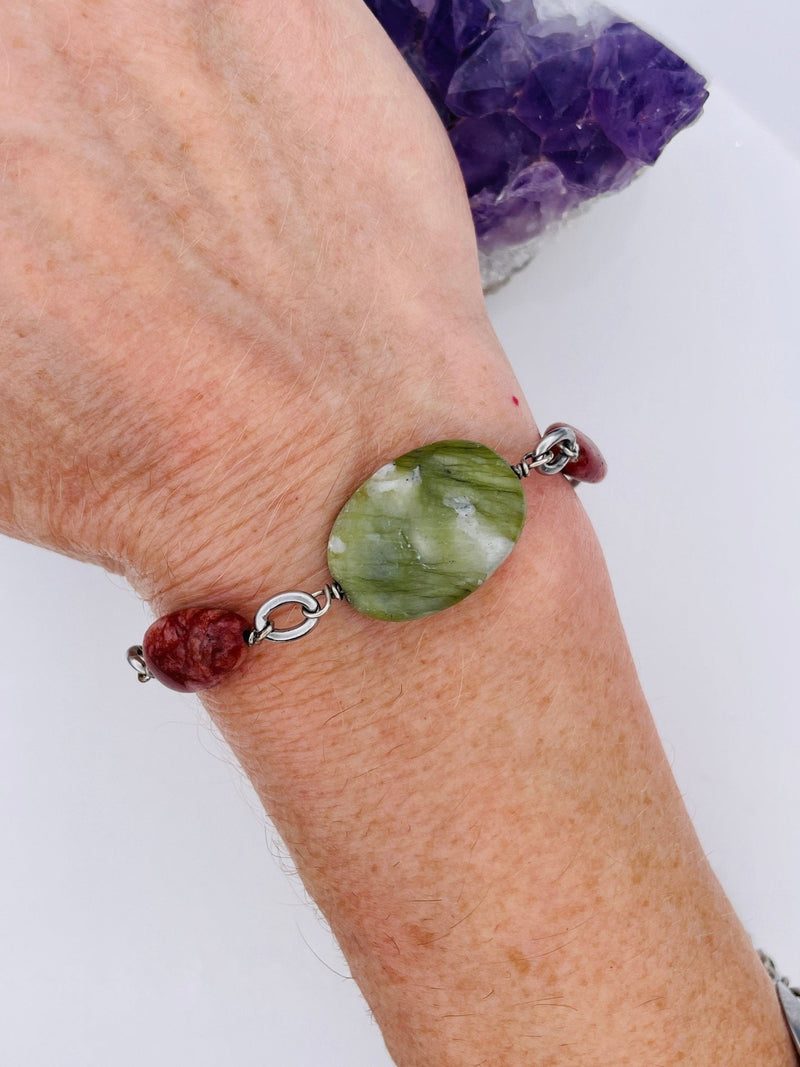 Ireland Connemara & Red County Cork Marble bracelet (HM130)