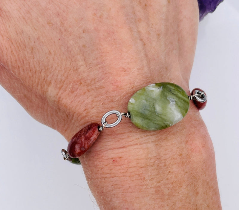 Ireland Connemara & Red County Cork Marble bracelet (HM130)