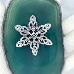 Irish Celtic Claddagh SnowWonders® Brooch (SWP3) Snowflake Jewelry