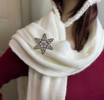 Irish Celtic Claddagh SnowWonders® Brooch (SWP3) Snowflake Jewelry - Shop Palmers