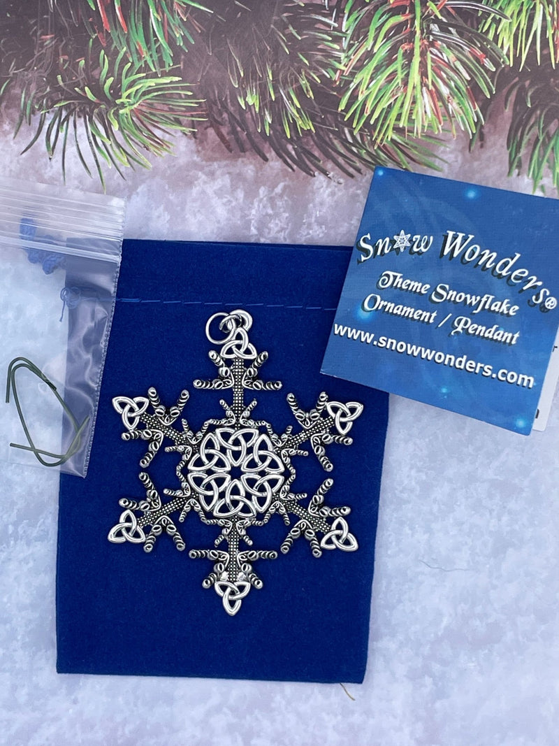 Irish Dance/Trinity SnowWonder® (6062) Snowflake Themed Ornament, Trinity and ghillies shoes - Shop Palmers
