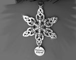 Irish Nollaig Shona Irish Claddagh SnowWonders® Snowflake Ornament, JPEW5058/Nollaig