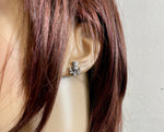 Medium Scottish Thistle Post Earrings, s345 Scottish Earrings, Celtic Earrings - Shop Palmers