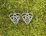Motherhood Celtic Knot Earrings (S348) Irish Scottish Mother knot