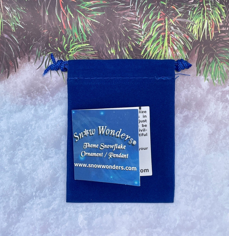 Music Snowflake SnowWonders® Brooch SWP9 - Shop Palmers