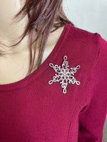 Music Snowflake SnowWonders® Brooch SWP9 - Shop Palmers