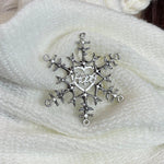 Nautical Hope Snowflake SnowWonders® Brooch ,(SWP10) Anchor Jewelry - Shop Palmers