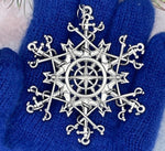 Navy/Marines Snowflake Ornament SnowWonders®(6068) - Shop Palmers