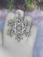 Navy/Marines Snowflake Ornament SnowWonders®(6068) - Shop Palmers