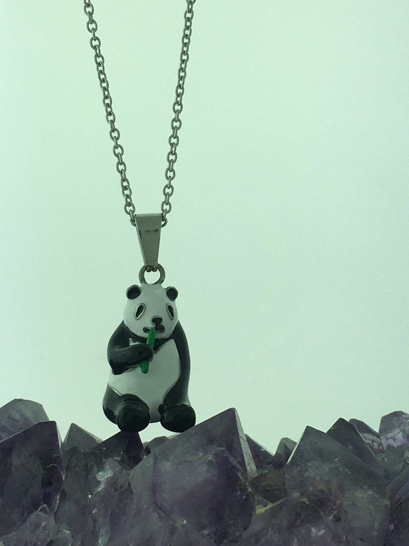 Panda Bear Necklace (s258)