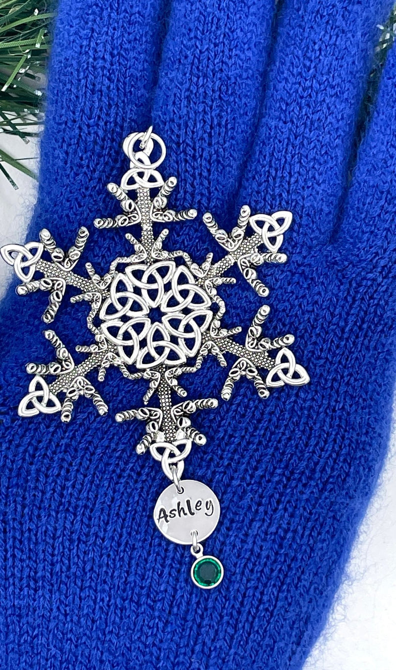 Personalized Limited Edition Irish Dance/Trinity SnowWonder® (6062limited2022) Snowflake Themed Ornament, Trinity ghillies shoes - Shop Palmers