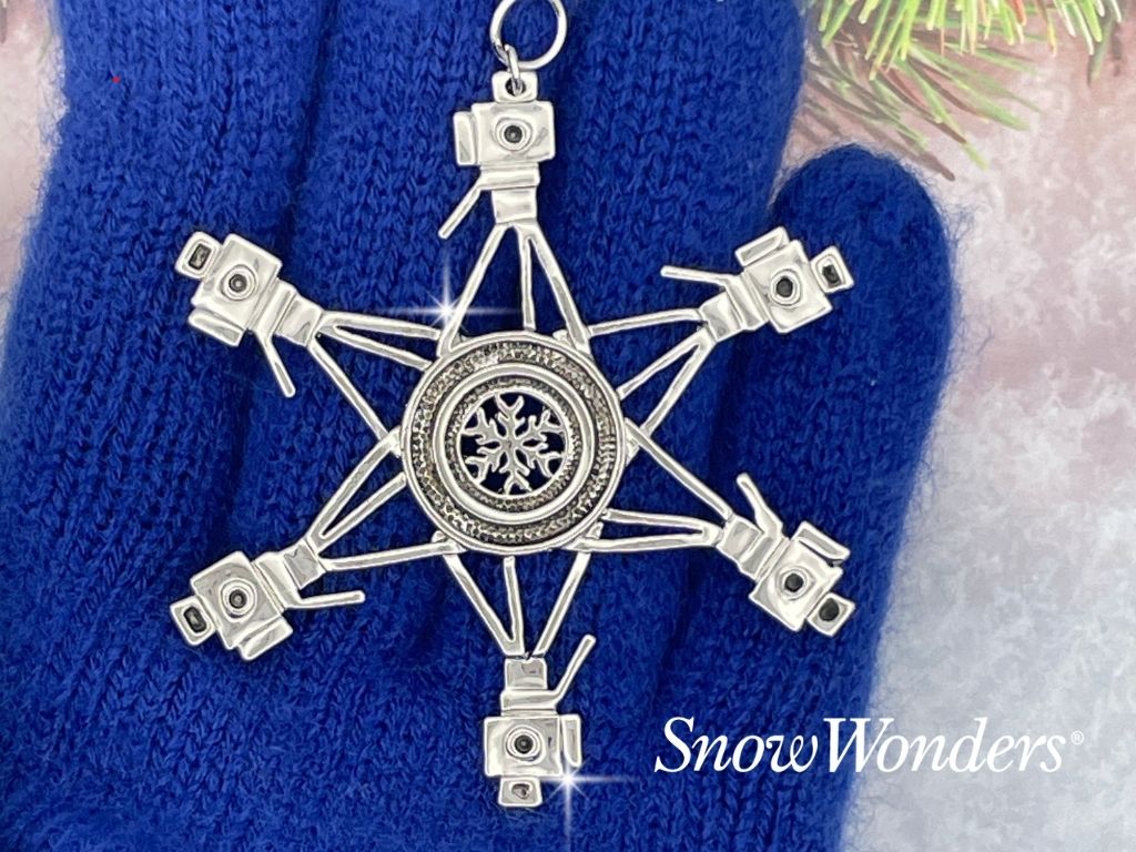 Photographer SnowWonders® Snowflake Ornament, (JPEW5331) - Shop Palmers